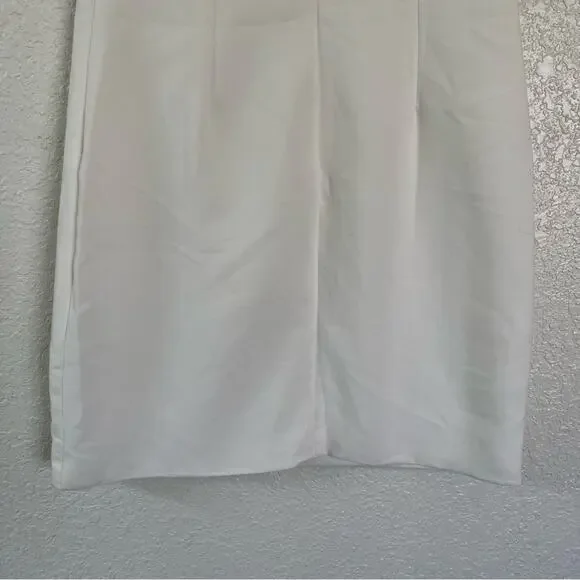 Lulus Dinah White One-Shoulder Ruffle Sleeve Dress Size Small EUC - Picture 10 of 12